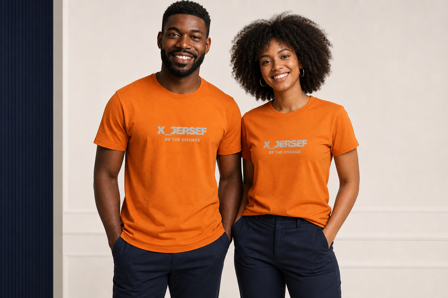 T-shirt X Jersef orange, campagne