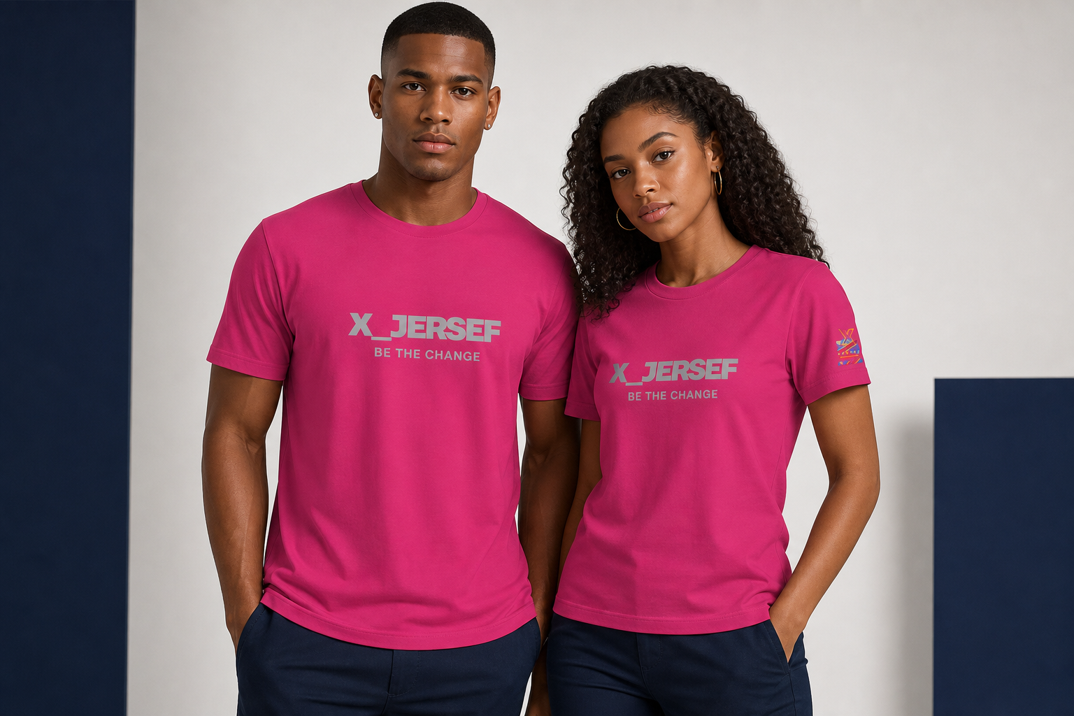 T-shirt X_JERSEF rose, campagne