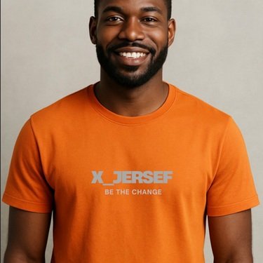 T-shirt X Jersef orange, photo originale