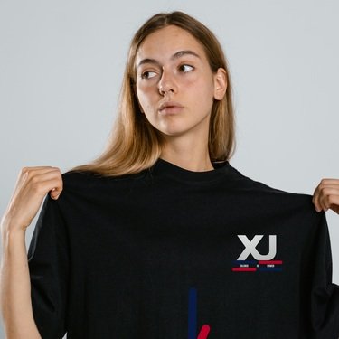 T-shirt XJ noir, photo originale